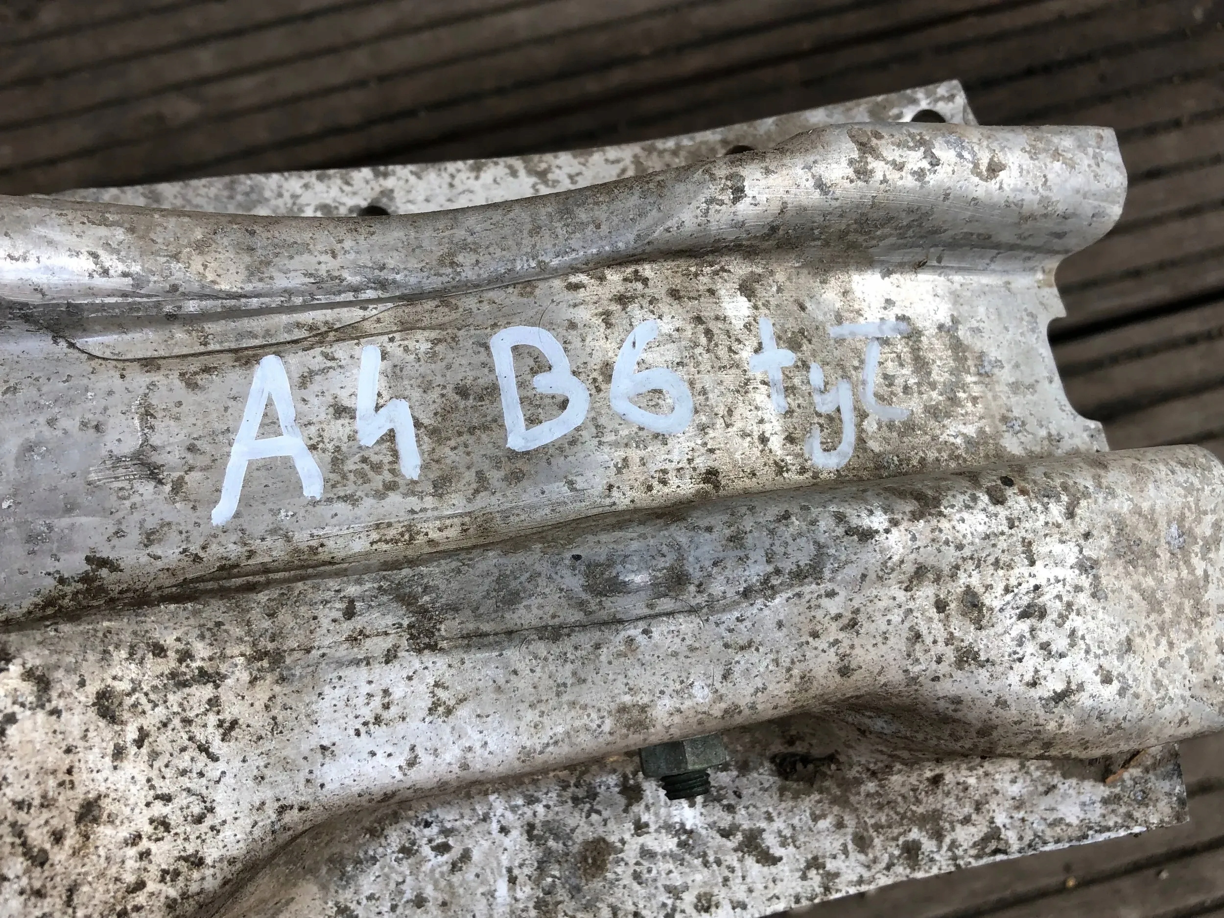 bumper support rear part AUDI A4 B6 sedan 8E0807309C