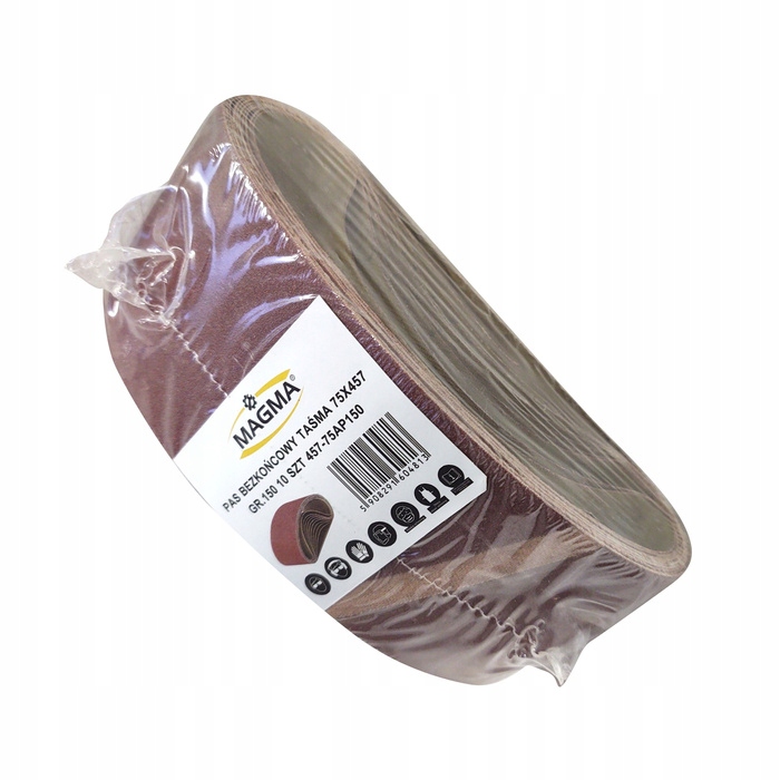 Taśma szlifierka pasy bezkońcowe 75X457 granulacja 150 10 szt