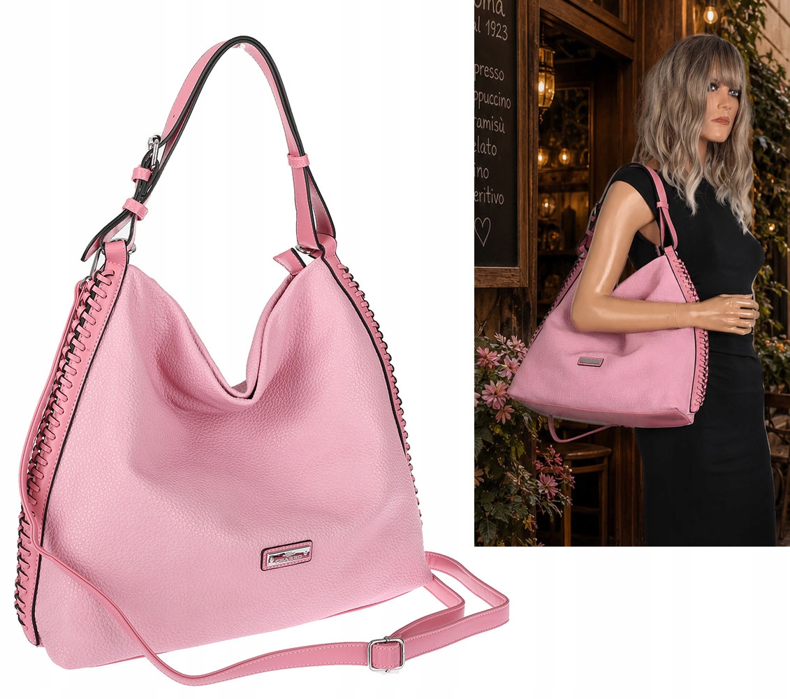 Dámská kabelka Přes Rameno Taška Shopper Módní taška přes rameno CH6817 Růžová