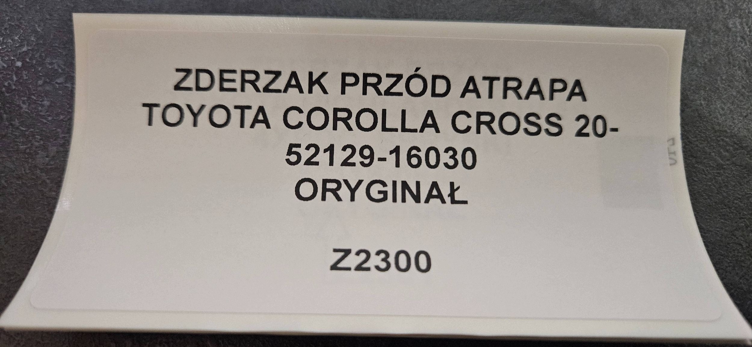 frontstoßstange vorne Toyota Corolla Cross 5212916030