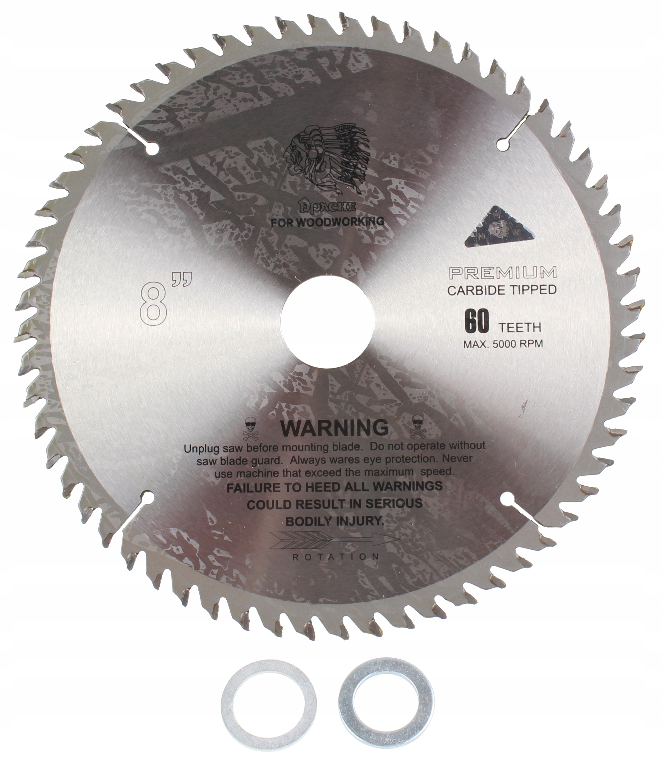 

Tarcza widiowa do drewna Apacz 205 mm 60T x 30 mm