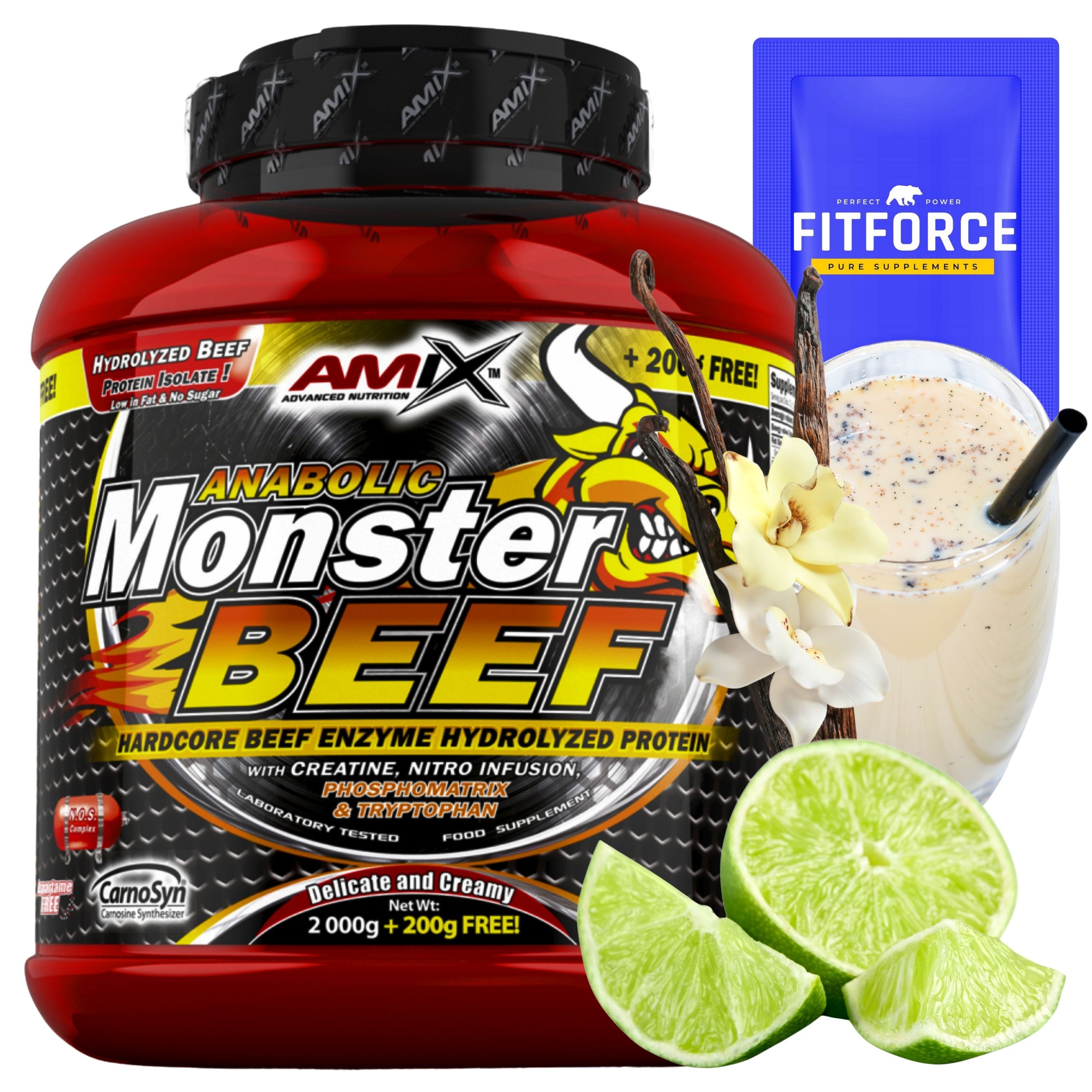 Amix Anabolic Monster Beef Protein 90% Bílkoviny 2.2 kg