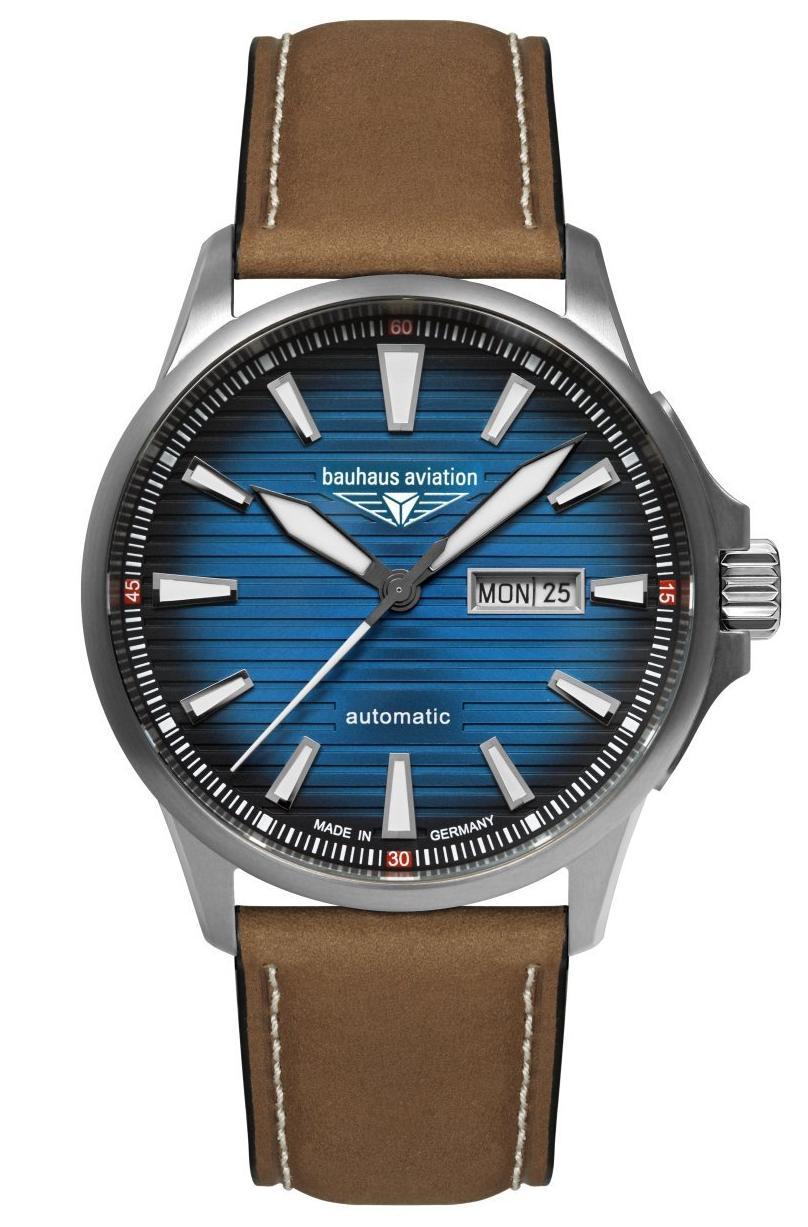 Nové Originální Pánské Hodinky Bauhaus 2862-3 Aviation Titanium Automatic
