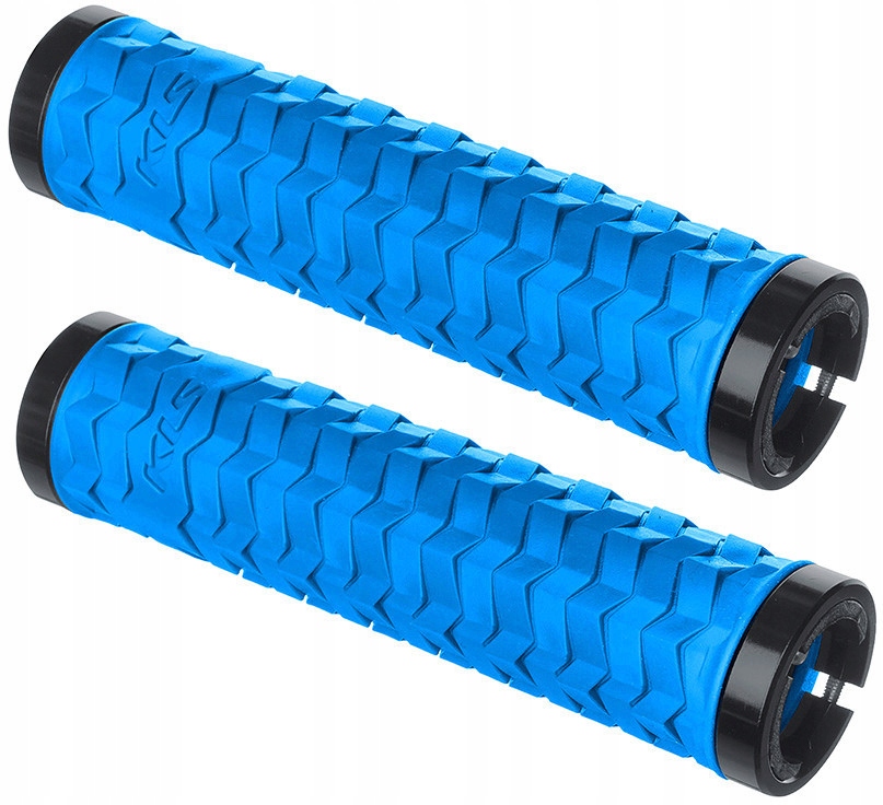 Chwyty Gripy Kellys Poison Dual Lock 135mm Blue Enduro