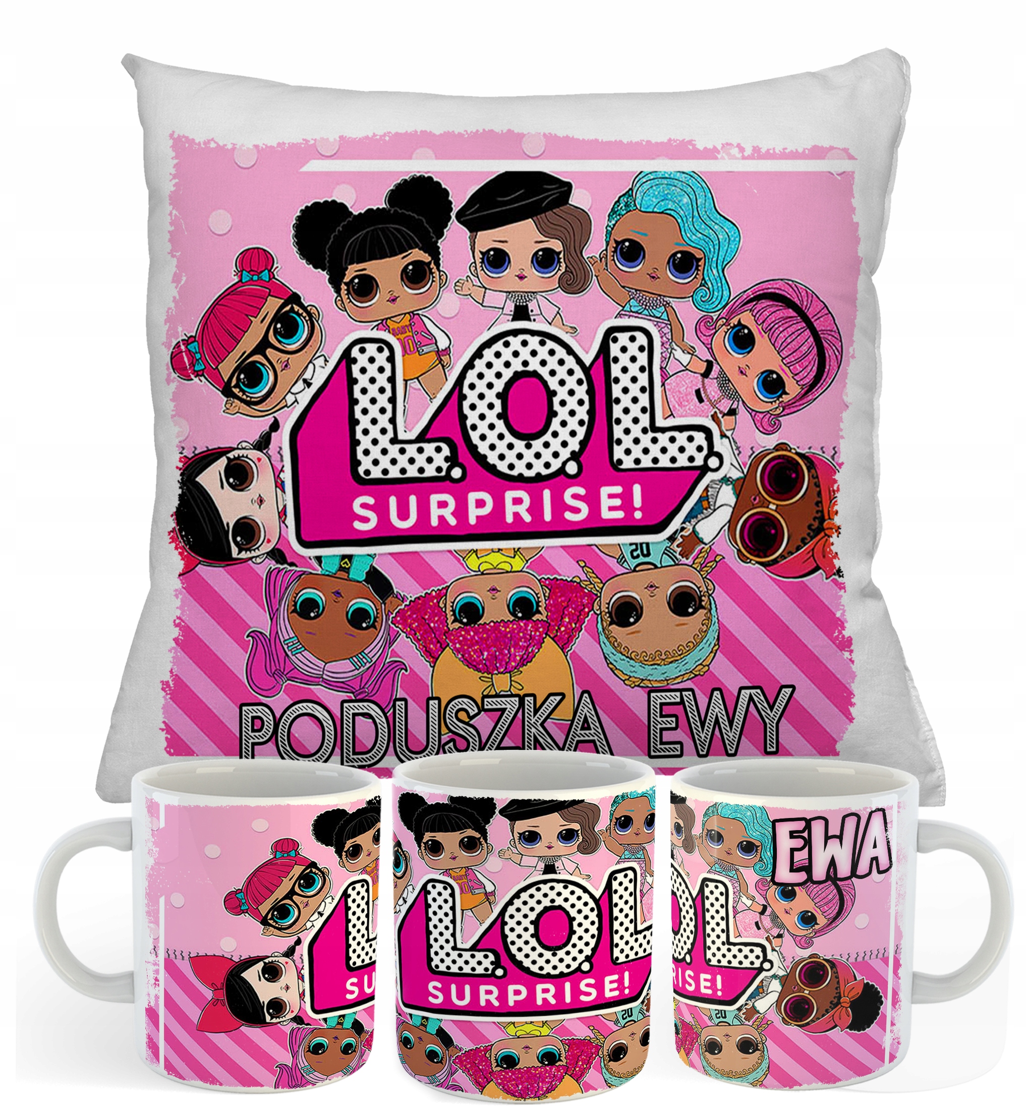 

Zestaw Dla Dziecka Lol Surprise Kubek+poduszka