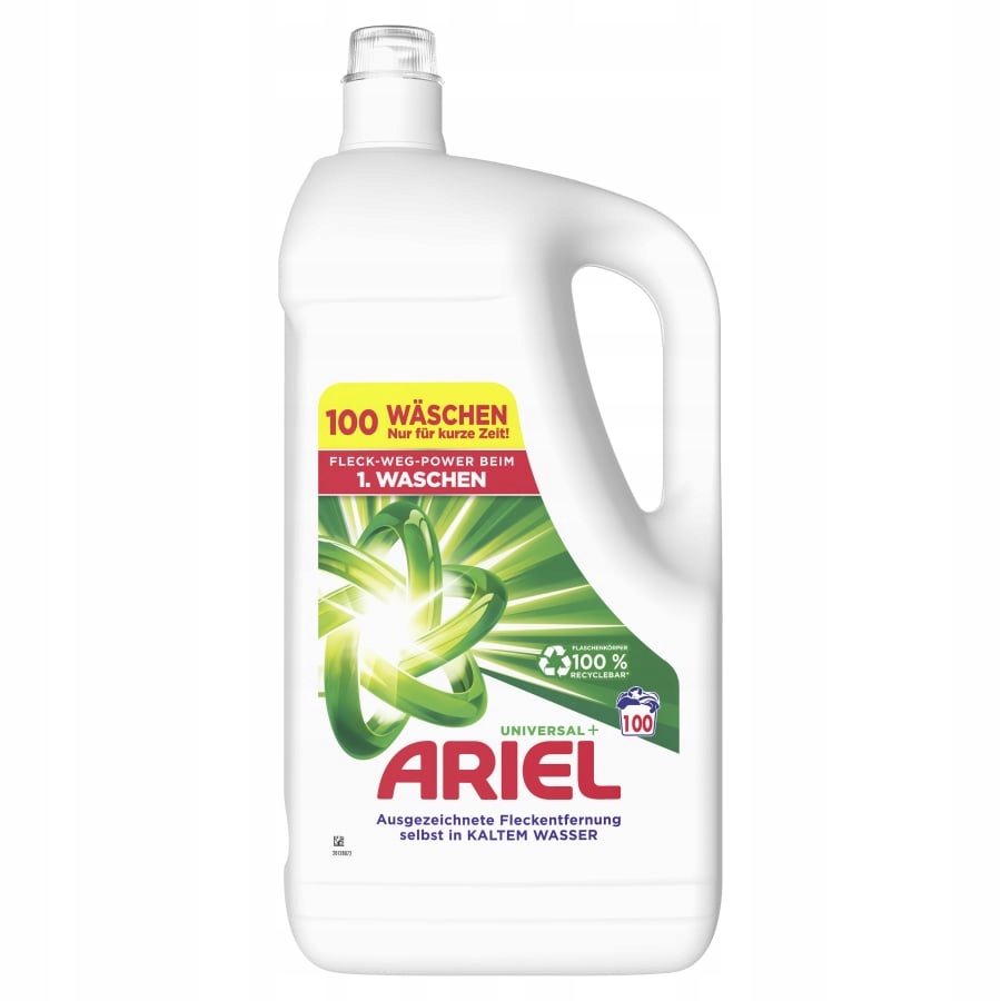 Levně Ariel Universal gel na praní bílých a světlých tkanin 100 p 5 l Němčina