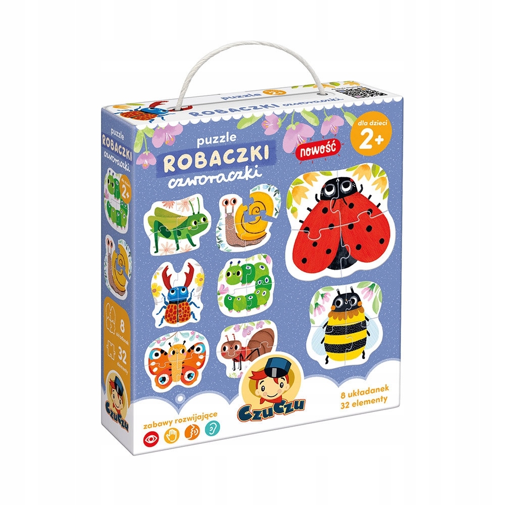 

CzuCzu Puzzle Robaczki Czworaczki Układanki 2+