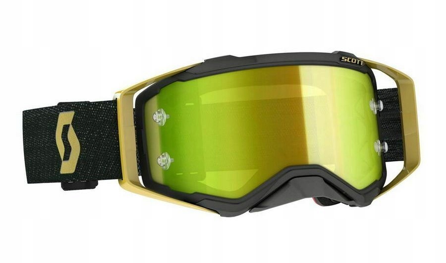 Gogle SCOTT PROSPECT Black Gold Żółte Lustro