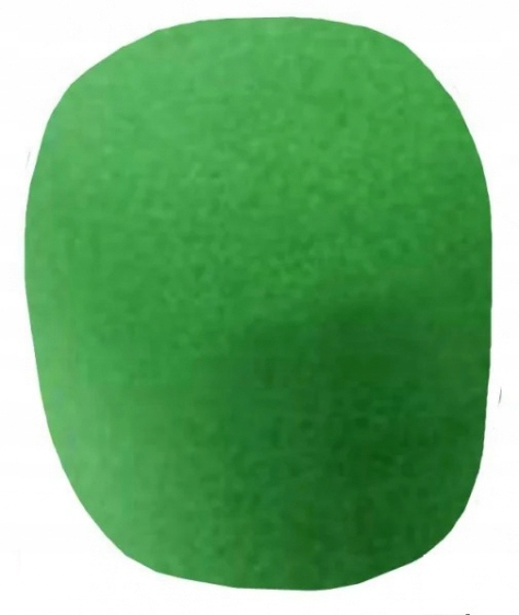 Monacor Ws 5 osłona przeciwwietrzna w kolorze zielonym