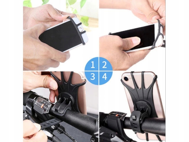 UCHWYT ROWEROWY UCHWYT NA TELEFON GPS SMARTFON Marka Inna marka