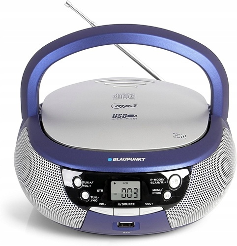 Boombox Radio kuchenne przenośne FMCD/MP3 Usb Blaupunkt B4 Pll Bl (n)