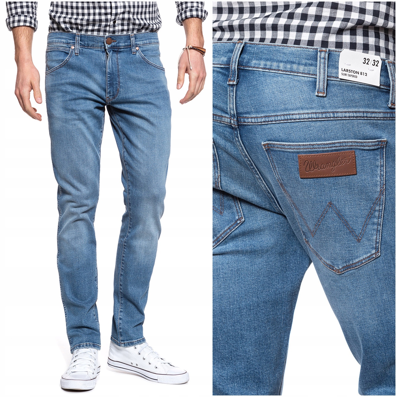 

Wrangler Larston Męskie Spodnie Jeansowe W31 L30