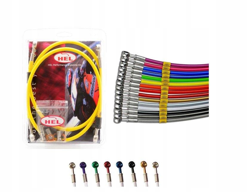 Hel Przewody hamulcowe oplot Ducati 1198 09-12