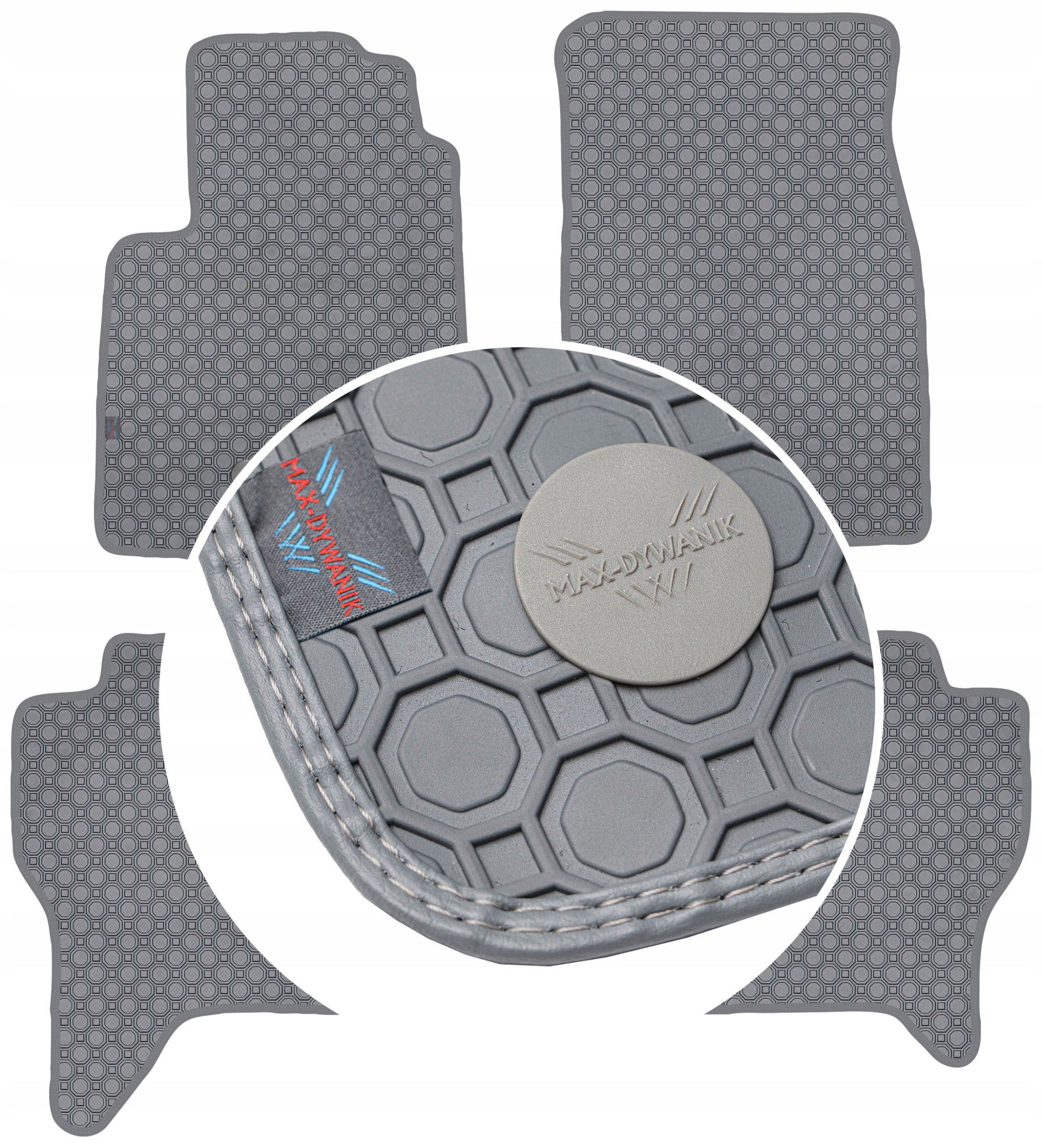 Pajero IV Long 5D 2006-2018 Koberce Popielate