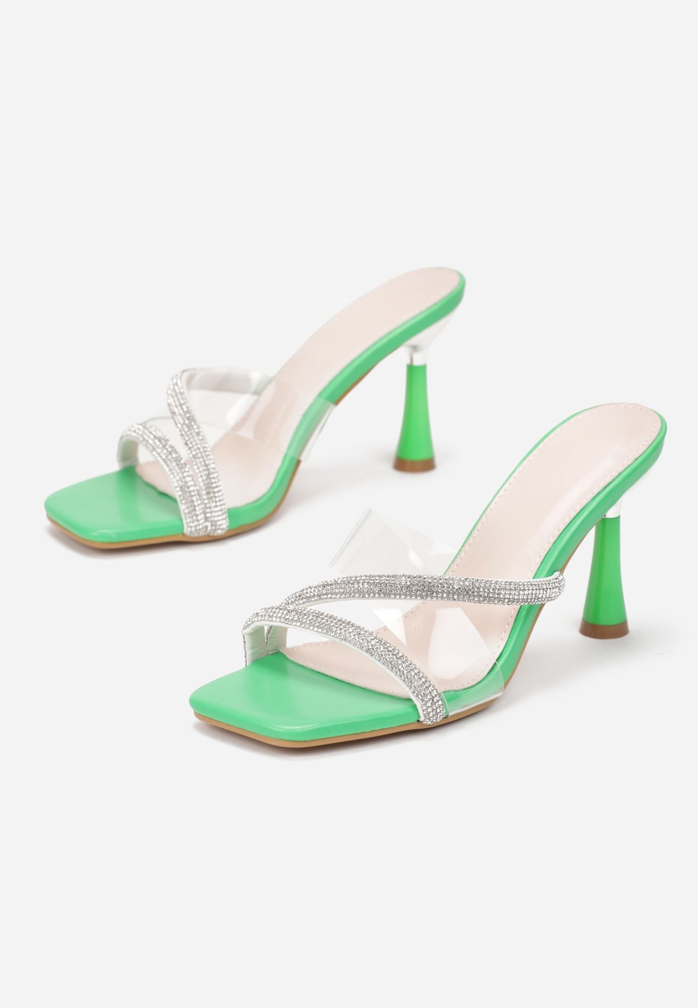 

Born2Be Zielone Klapki damskie 38 Casual