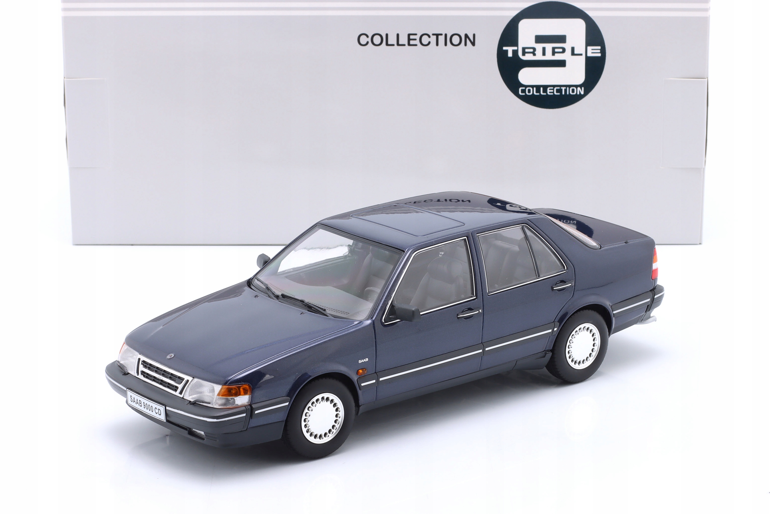 TRIPLE9 Saab 9000 CD Turbo 1990 Dark blue 1:18