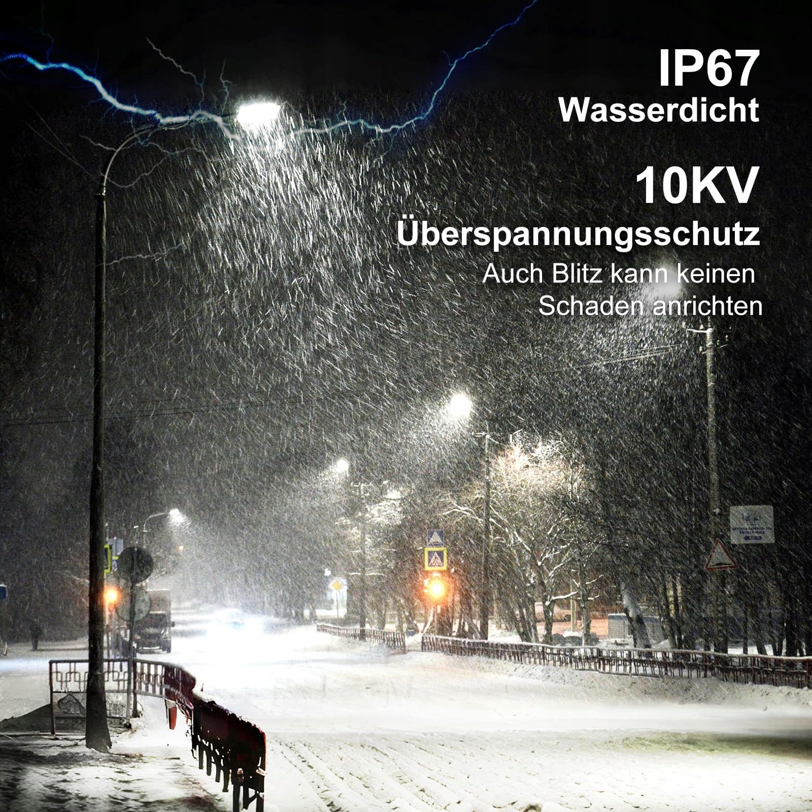 Lampa Uliczna LED 200W 28000lm 6500K IP67 230V Regulowana Maszt HOPEDAMAI — miniatura 2