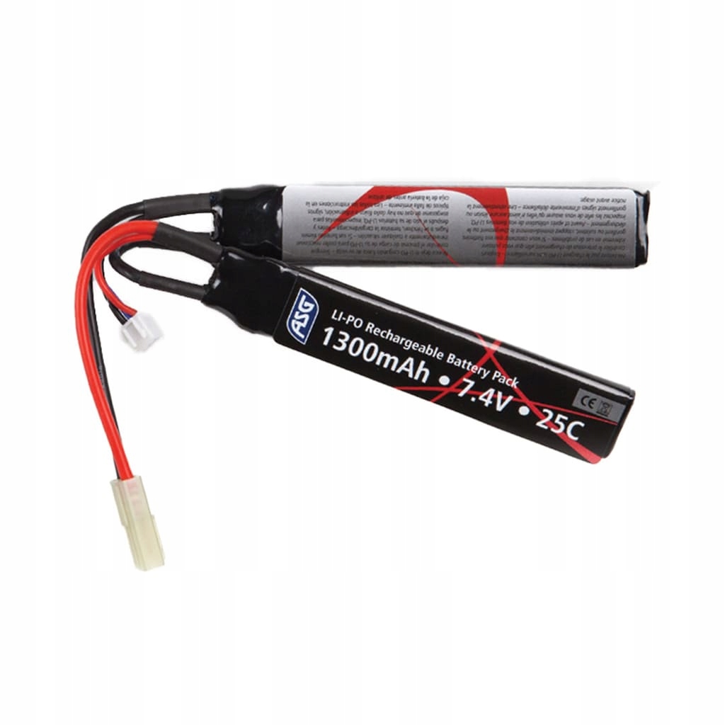 ASG Li-Pole 7.4 V 1300MAH PIN small Tamiya аккумуляторная батарея для страйкбольных реплик