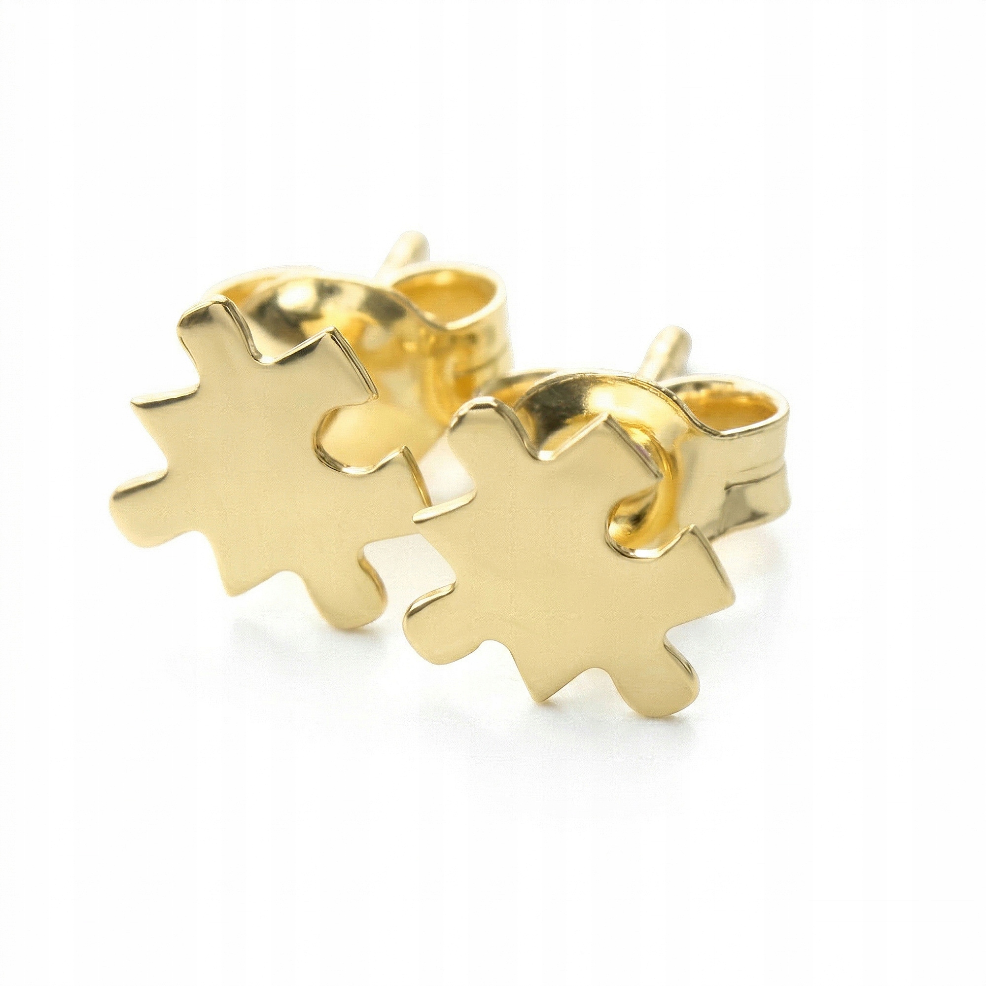 Zlaté Náušnice Puzzel ryzost 585