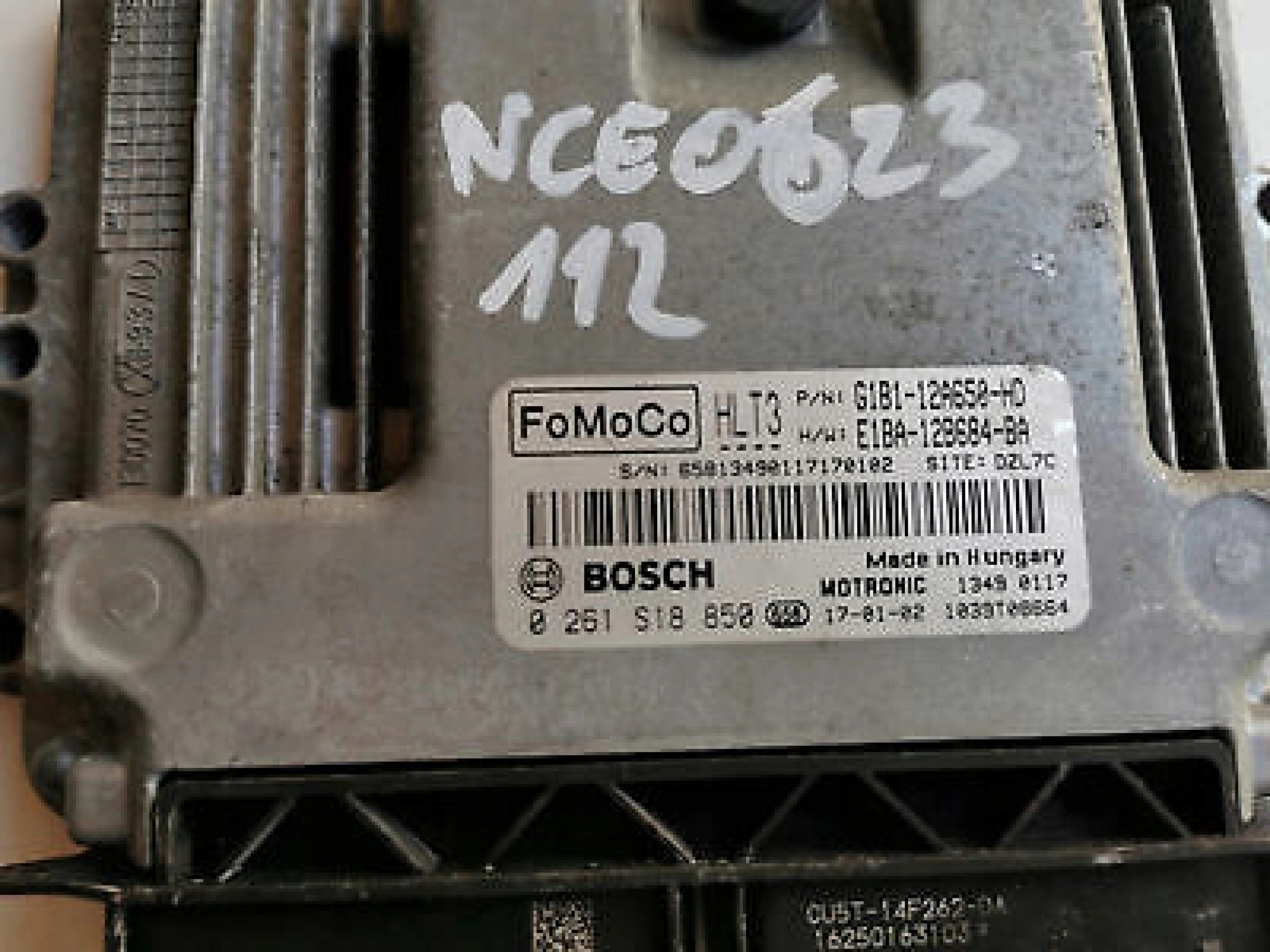 FORD ECU G1B1-12A650-HD E1BA-12B684-BA 0261S18850 computer ECU