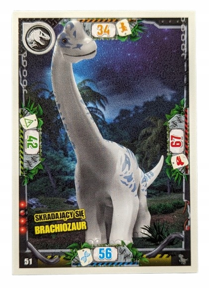 Karta Lego Jurassic World Seria 3 Numer 051