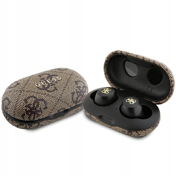 Guess Bluetooth sluchátka GUTWSP4EGW Tws dokovací stanice Enc hnědá/brow