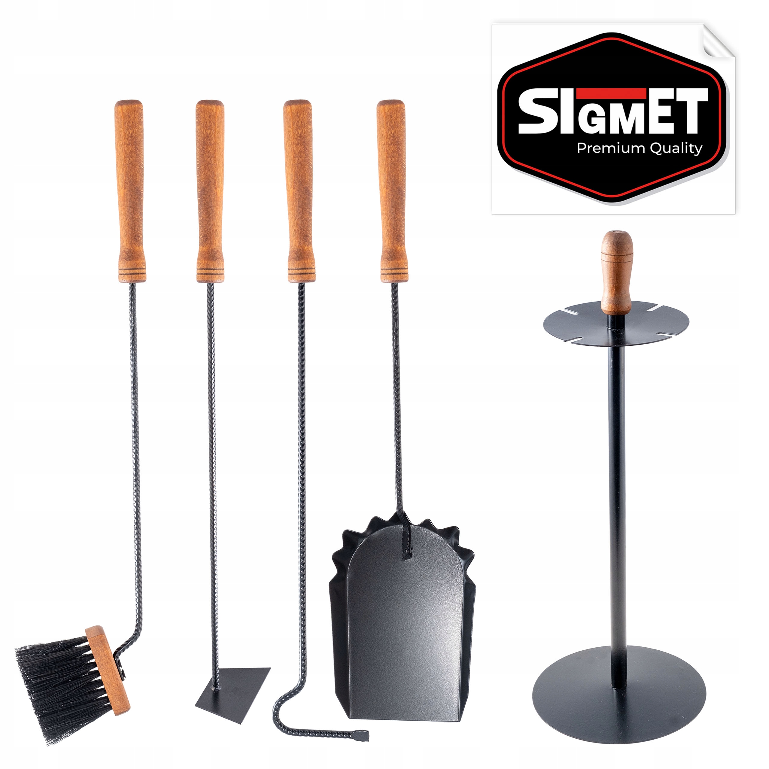 Krbové náčiní Krbové nářadí Kovová 4v1