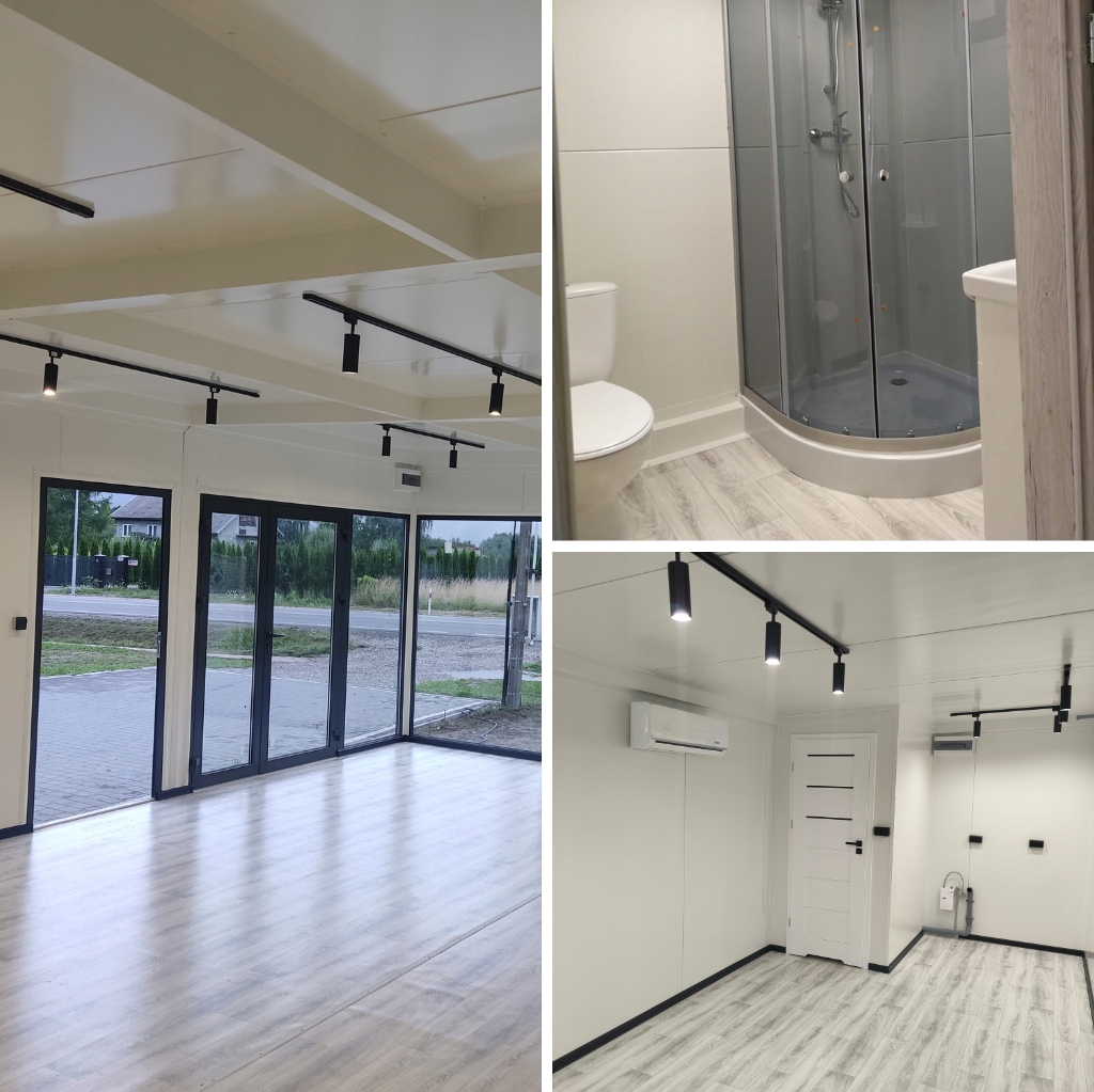 Wynajem Kontenera Z WC 8x3 - Pawilony i Kontenery Na Wynajem Kod producenta Kontener Wynajem - 8x3 z WC