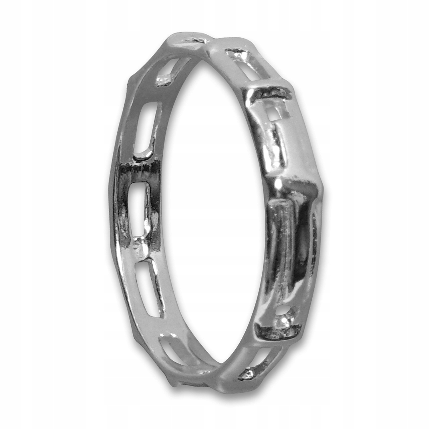 

Różaniec na palec, obrączka srebro pr. 925 r. 16