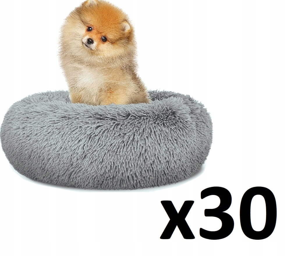 Levně pelíšek plyšové S 40cm světle šedé x 30