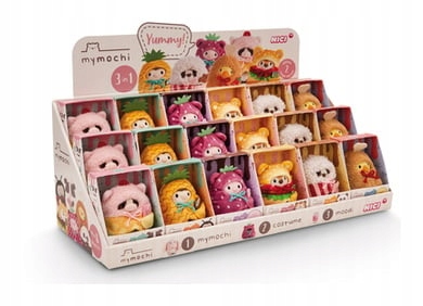 Mymochi Figurky na vystavení 6 postaviček 8 cm Yummy Vol. 2 18 ks