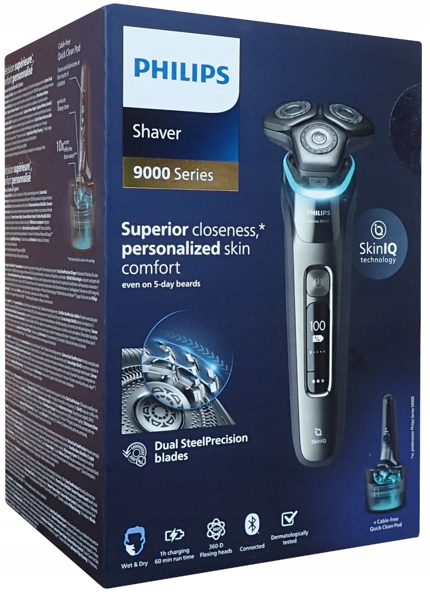 Pánsky holiaci strojček na tvár Philips S9974/55 Shaver 9000 základňa