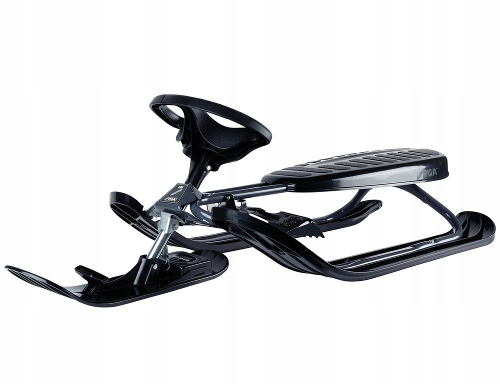 Nartosanki Stiga Curve szare/czarne snowracer