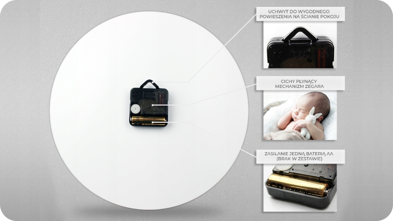 Zegar ścienny Marvel Iron Man 002 połysk Kształt okrągły