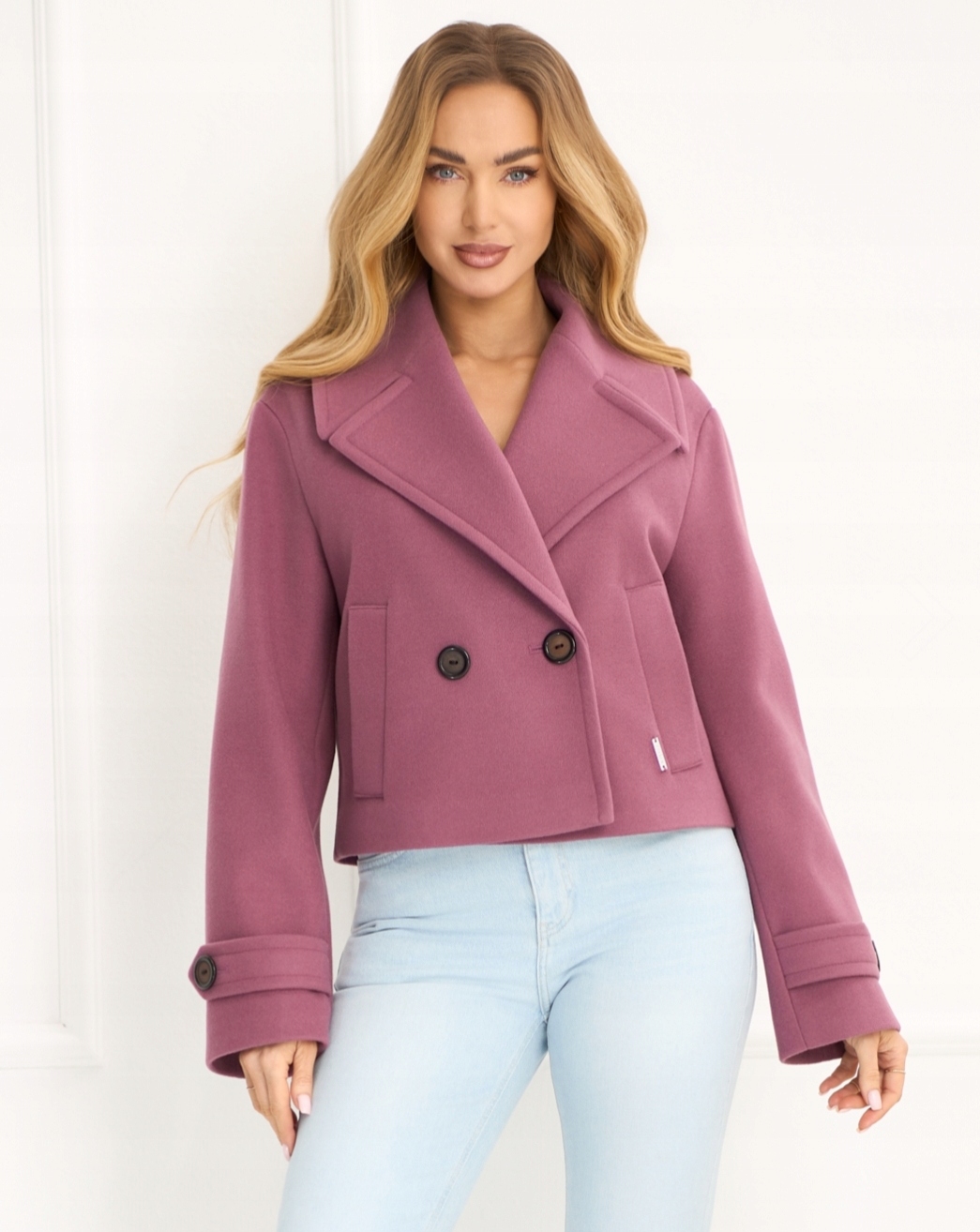 Zartex dámský kabát na jaro a léto bez kapuce Riva berry SS26 vel. 40