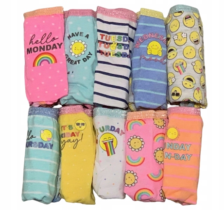 

Majtki figi mix Primark 2-3 lata 98 cm 10 szt.