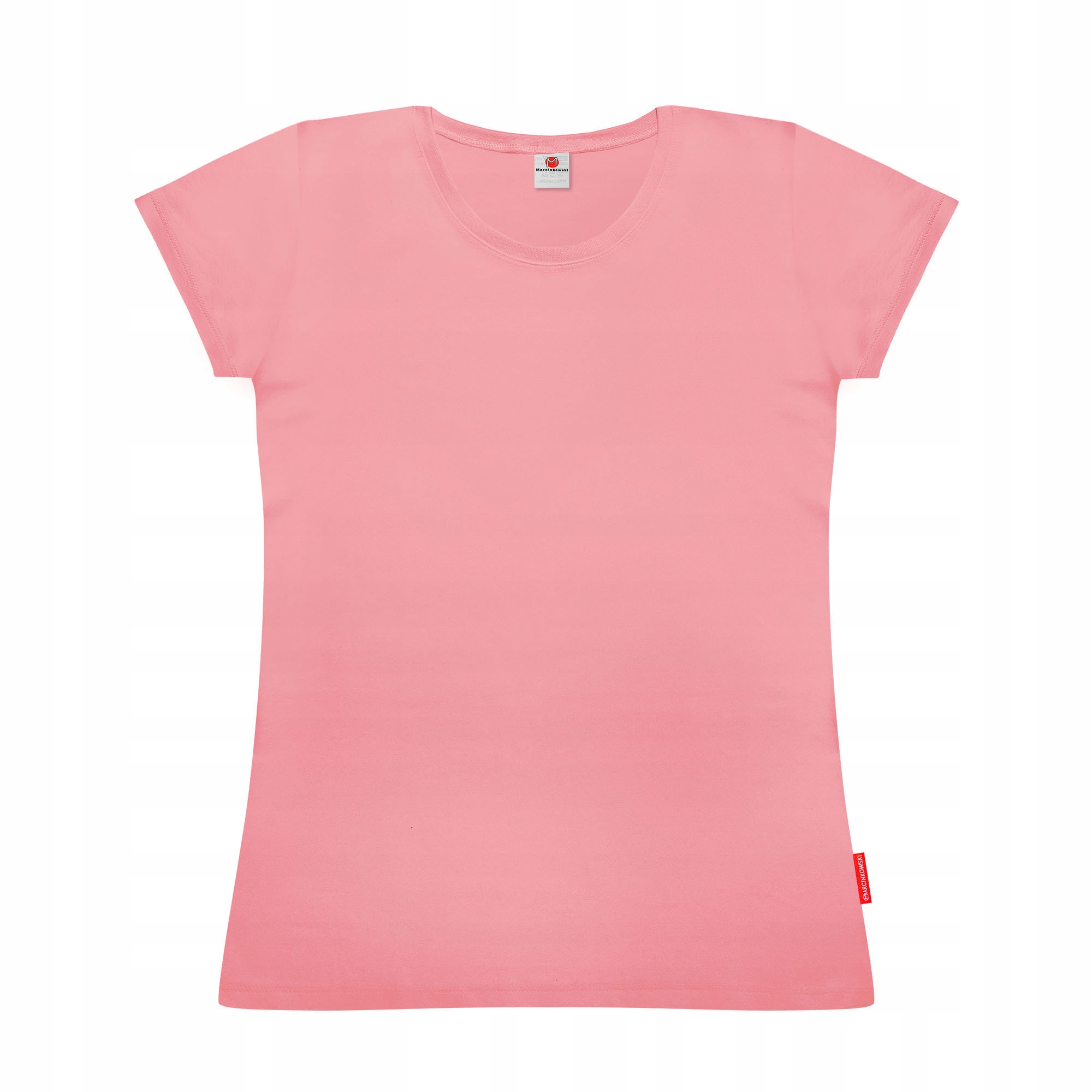 

T-shirt Koszulka Różowa Bawełniana Krótki Rękaw XL