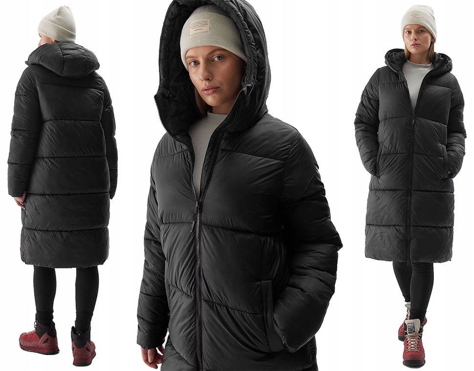 4F Dámský Puchový Kabát Zimní Bunda Prošívaná vel. M