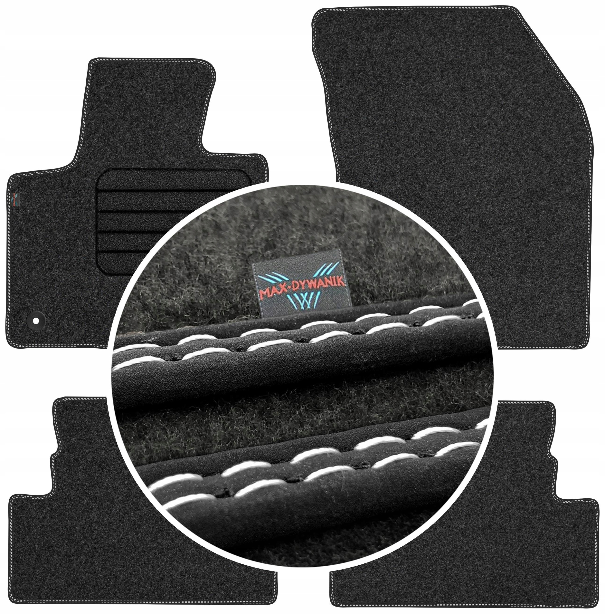 

Peugeot 3008 II 2016- Wycieraczki welurowe