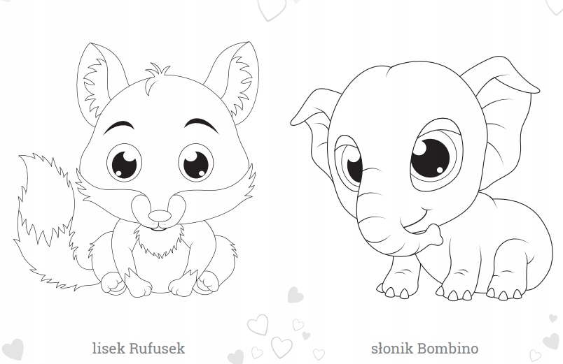 URWISY MALUSZKOWE MALOWANIE KOLOROWANKA ZWIERZAKI Język publikacji polski