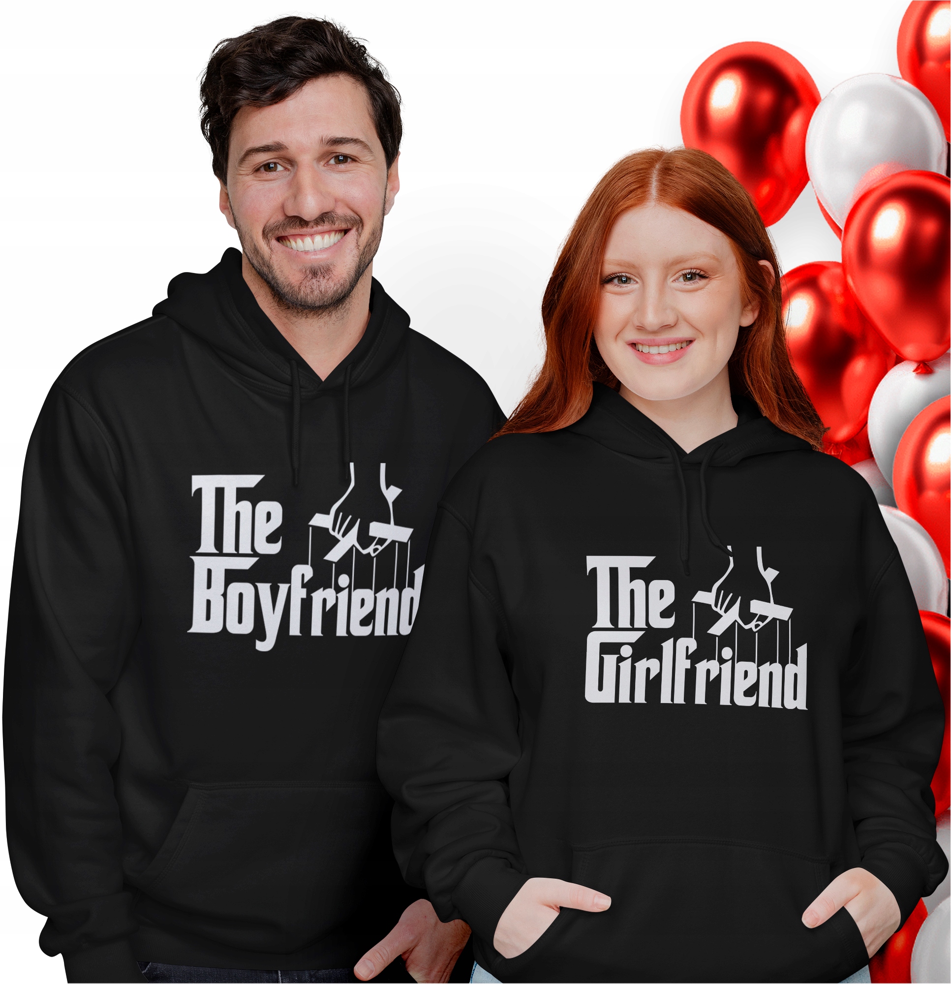 Mikiny pro páry Valentýn Girlfriend Boyfriend Kmotr