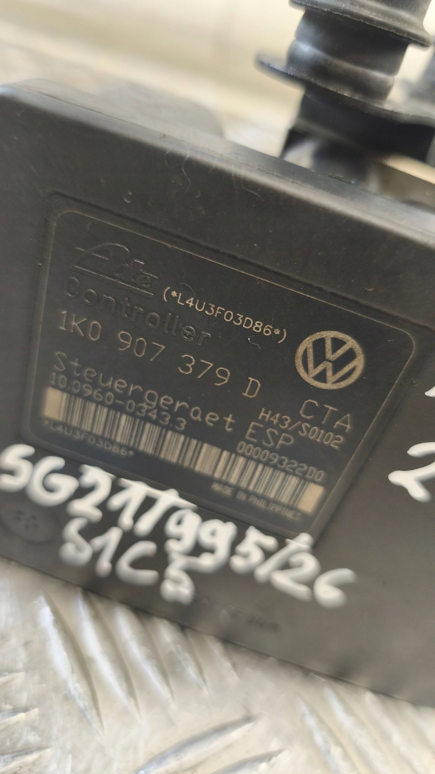 pompa ABS AUDI A3 8P 2003r 2.0TDI 1K0907379D