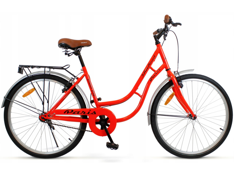 Rower miejski Sirox Paris Retro 26 cali damski Czerwony
