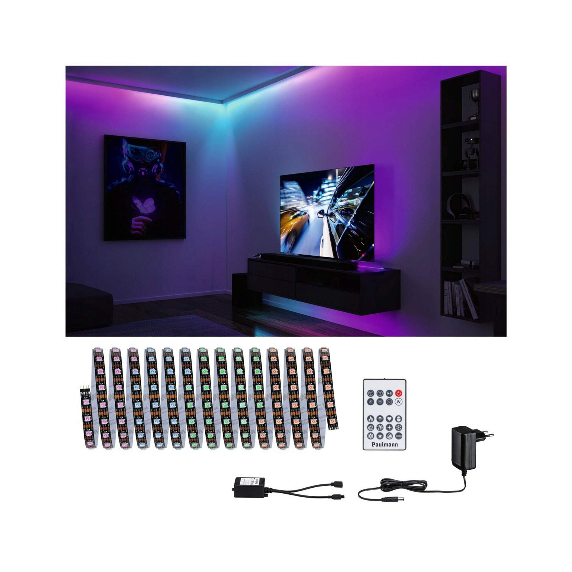Paulmann EntertainLED Led pásik Dynamic Rgb 5m 10,5W 60LEDs/m sada
