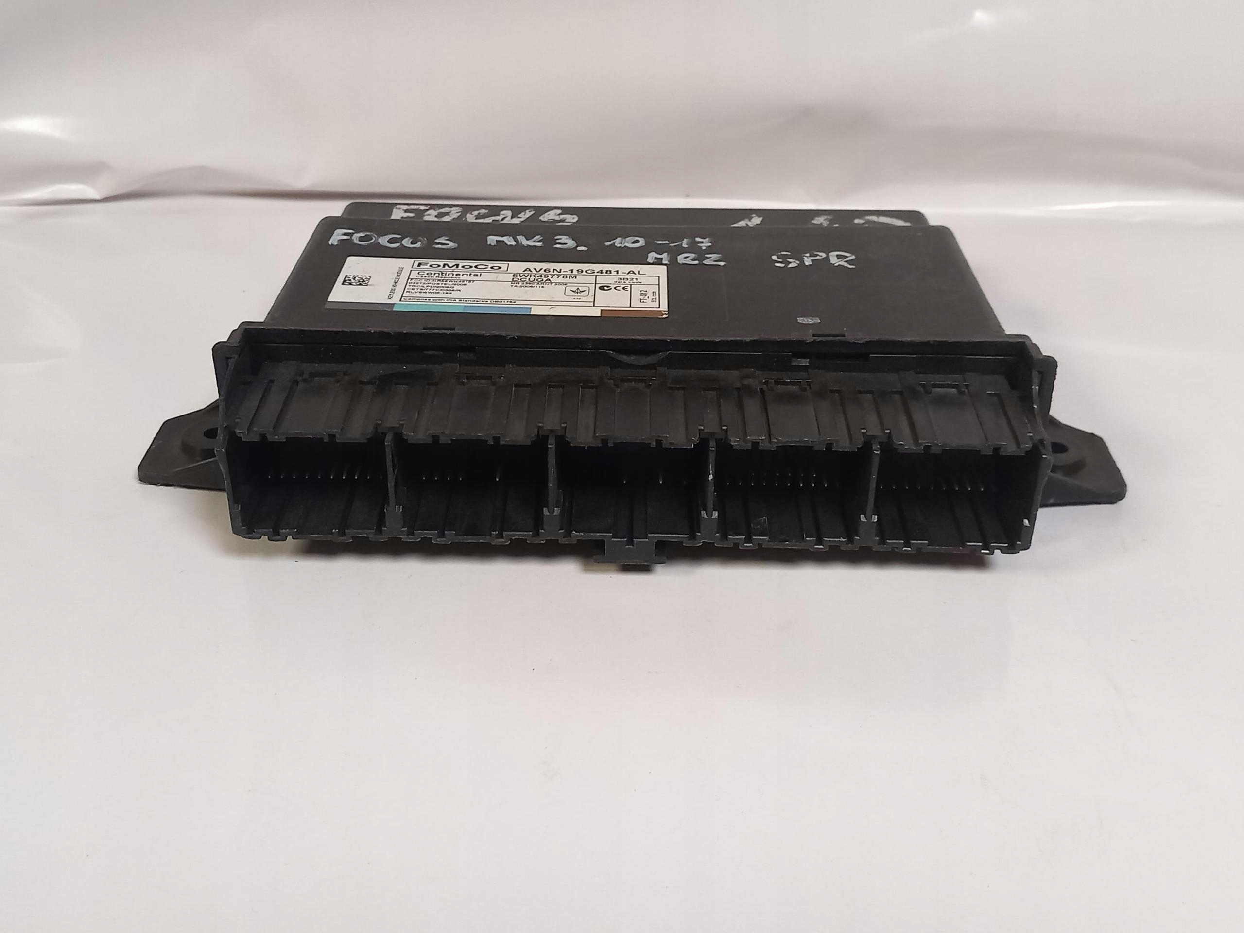 control unit comfort control unit FORD FOCUS MK3 AV6N-19G481-AL 10-17
