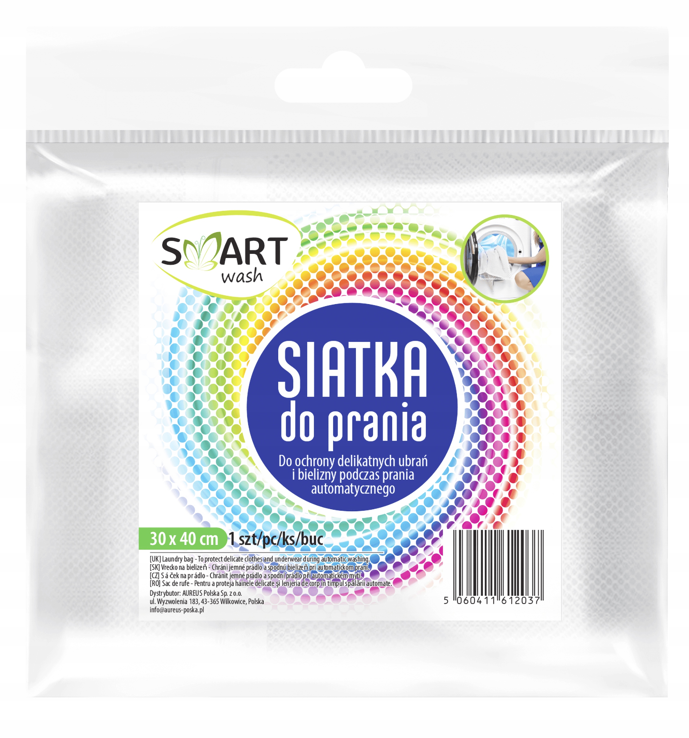 

Siatka worek ochronny do prania 30x40cm Smart Wash
