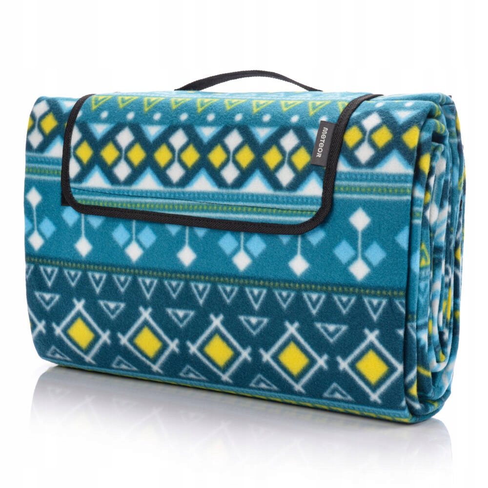 Koc piknikowy plażowy kemping biwak mata izolacja ALU Meteor XXL 200x200 cm