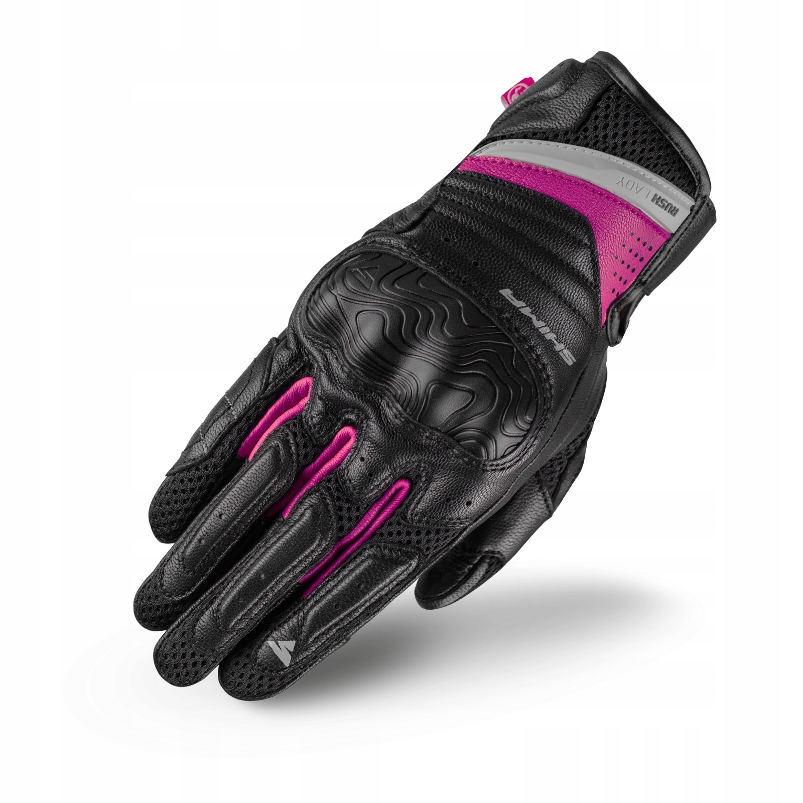 Dámske letné motocyklové rukavice Shima Rush Lady Pink L