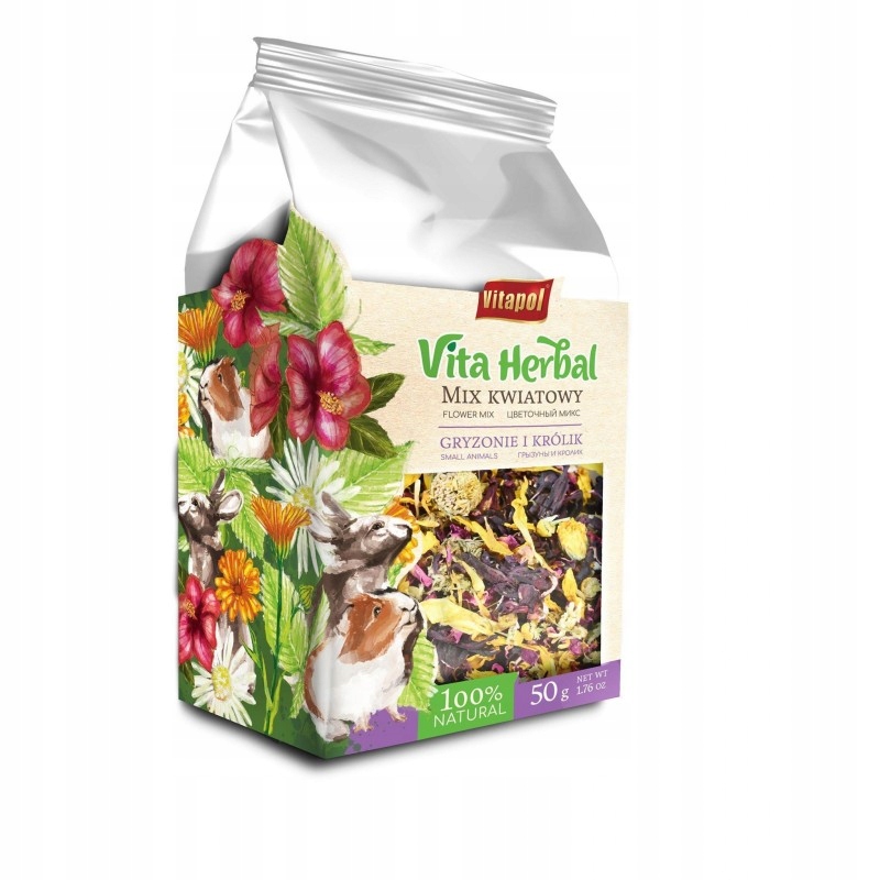 Vita Herbal Przysmak dla gryzoni królika mix kwiatowy 50 g
