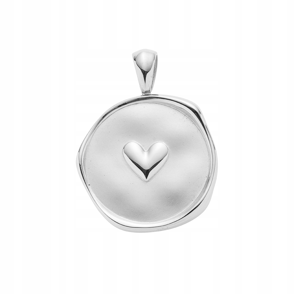 Přívěsek Srdce Kolečko Ocel Chirurgická Kulatý